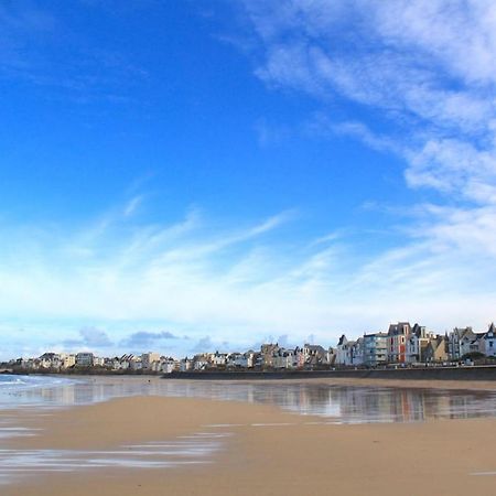 Saint Malo, le Pont, Maison plage à 100m Villa Esterno foto