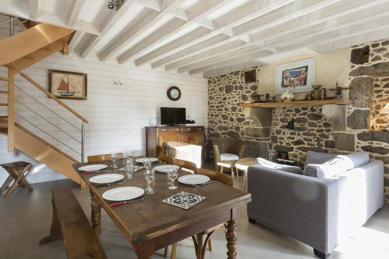 Saint Malo, le Pont, Maison plage à 100m Villa Esterno foto