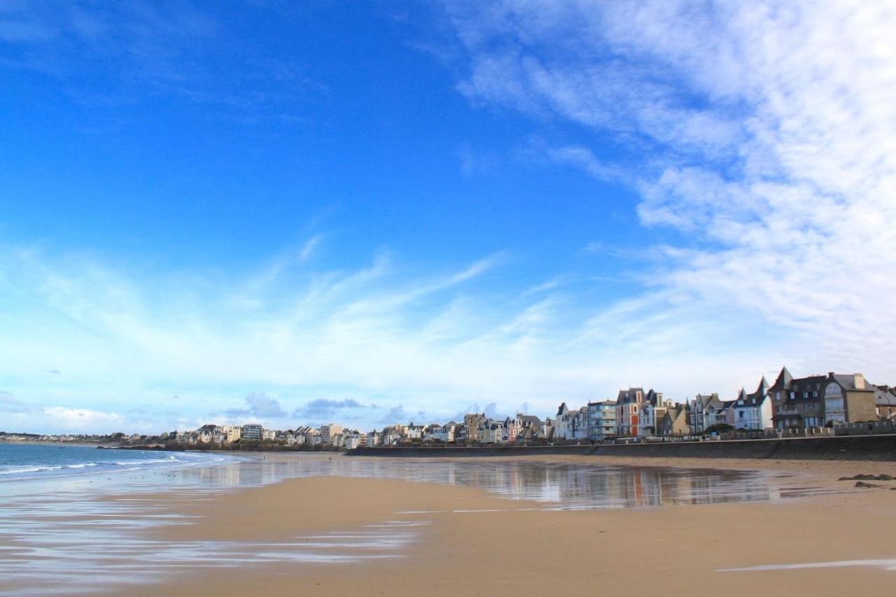 Saint Malo, le Pont, Maison plage à 100m Villa Esterno foto