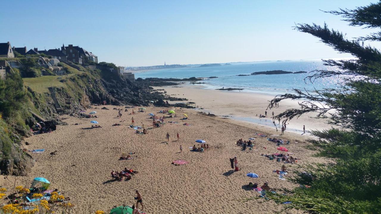 Saint Malo, le Pont, Maison plage à 100m Villa Esterno foto